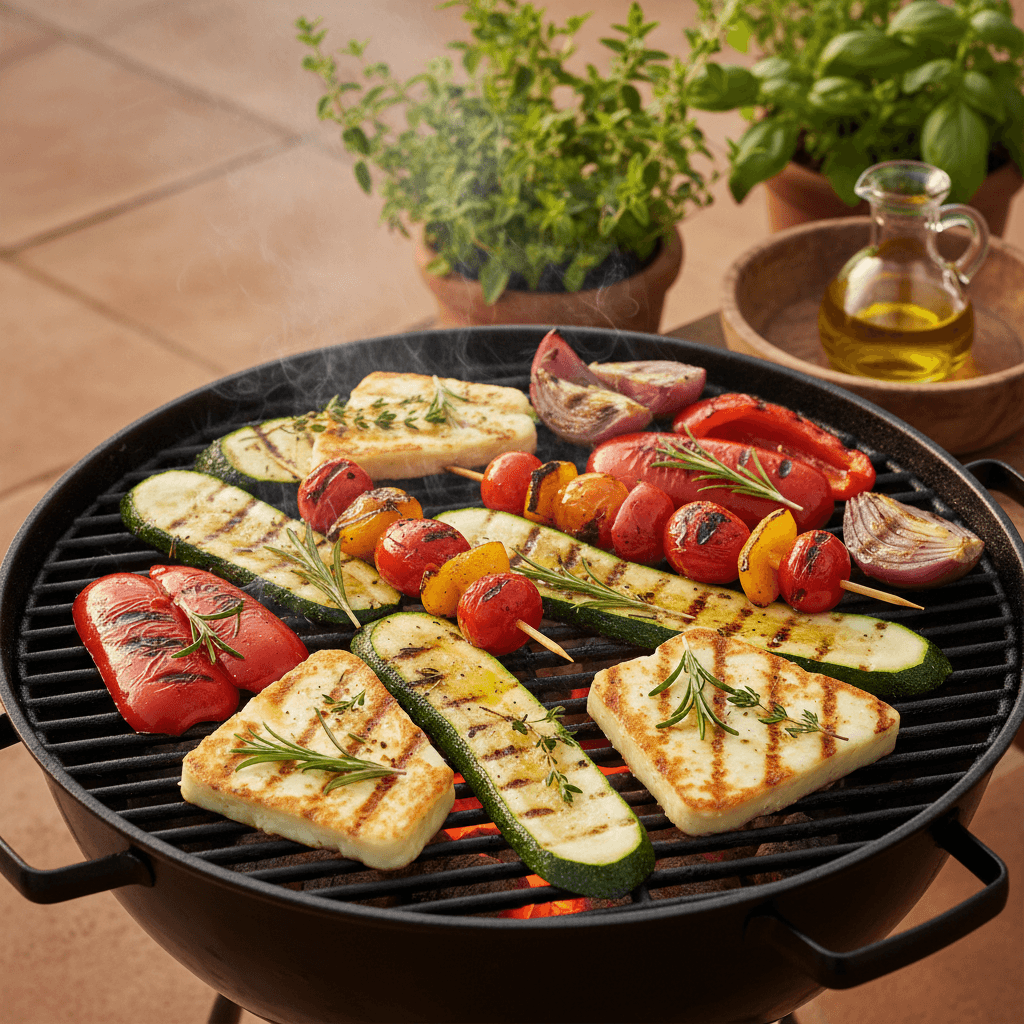 Vegetarischer Grillteller