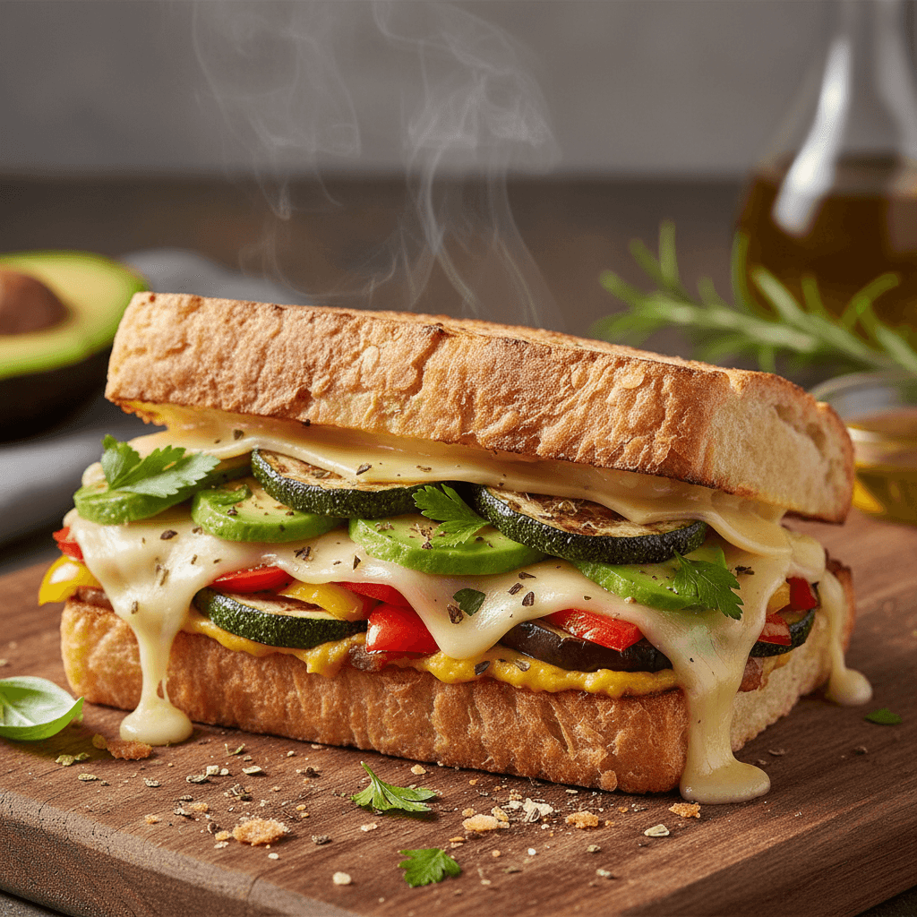 Käse-Veggie-Sandwich